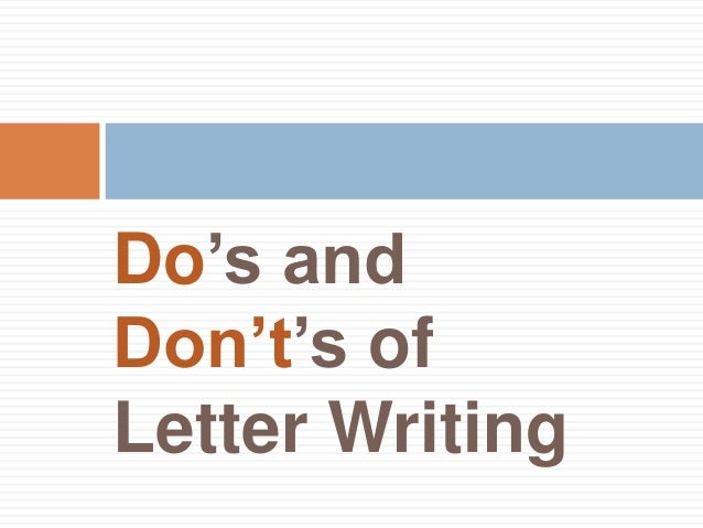 Writing business letters