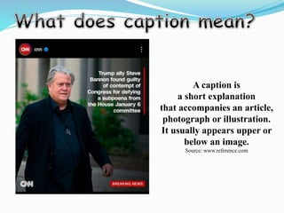writing captions.ppt
