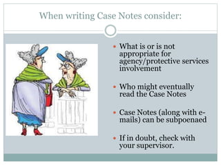 Writing case notes | PPTX