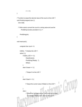 Writing c code for the 8051 | PDF