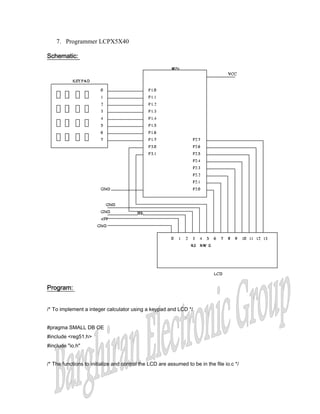 Writing c code for the 8051 | PDF