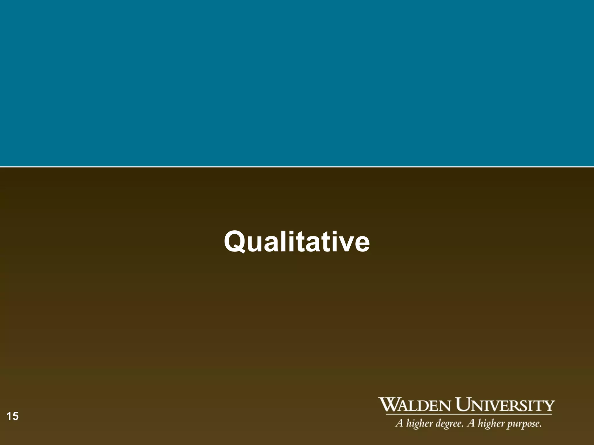 Qualitative




15
 
