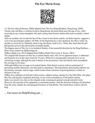 Human Eye Essay Examples Writing Checklist Writing Checklist, Nouns And Adjec | PDF