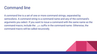 Writing command macro in stratus cobol | PPTX