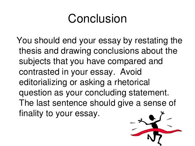 Compare and Contrast Essay Conclusion: Deal With It Easily! how to end a compare and contrast essay