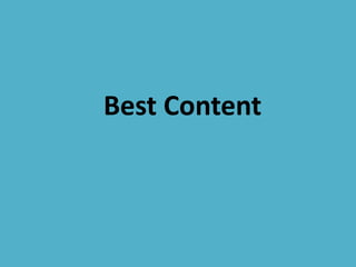 Best Content