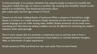 writing correct grammar, spelling, punctuation and clarity.pptx