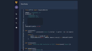Writing Custom Python Detection with Panther (Part 1) | PPTX
