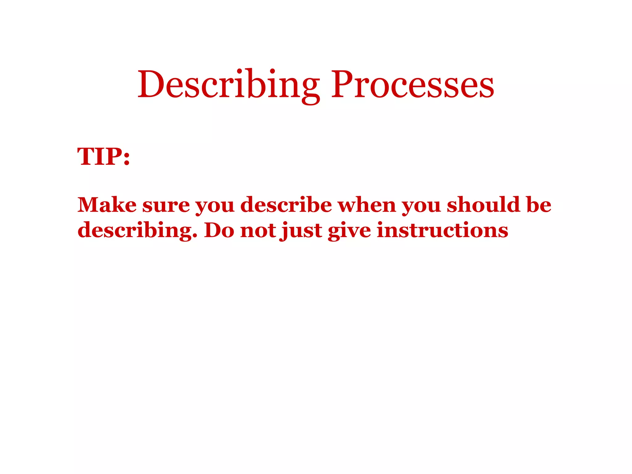 Including charts and diagrams
In such cases, you do not simply add the visual to the text: you usually include
some kind of comment or analyses as shown in the text.
Typically, when you are referring to charts and diagrams, you will:
•make an explicit reference to the diagram or chart
•draw the readers attention to important features and describe them
•add some kind of comment which will depend on your purpose in including
the diagram in your writing.
 