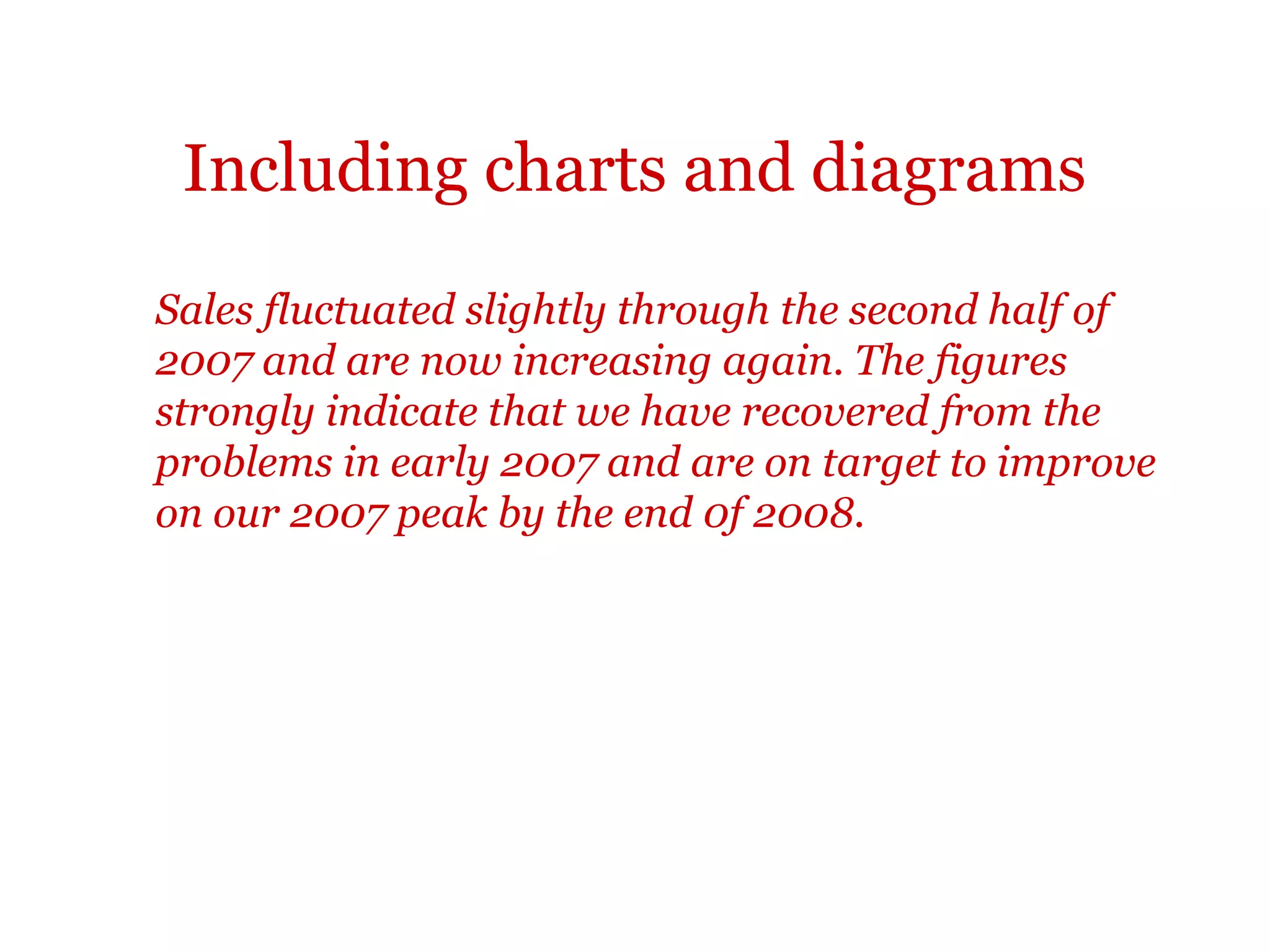 Classifying/categorizing
In the next example, financial assets are divided into two groups, depending on
whether they are short term or long term.
The classification of assets
Assets may be categorized as being either current or non-current.
...
Current assets are basically assets that are held for the short term.
...
Non-current assets (also called fixed assets) are simply assets that do not
meet the definition of current assets. Generally speaking, they are held for
long term operations.
 