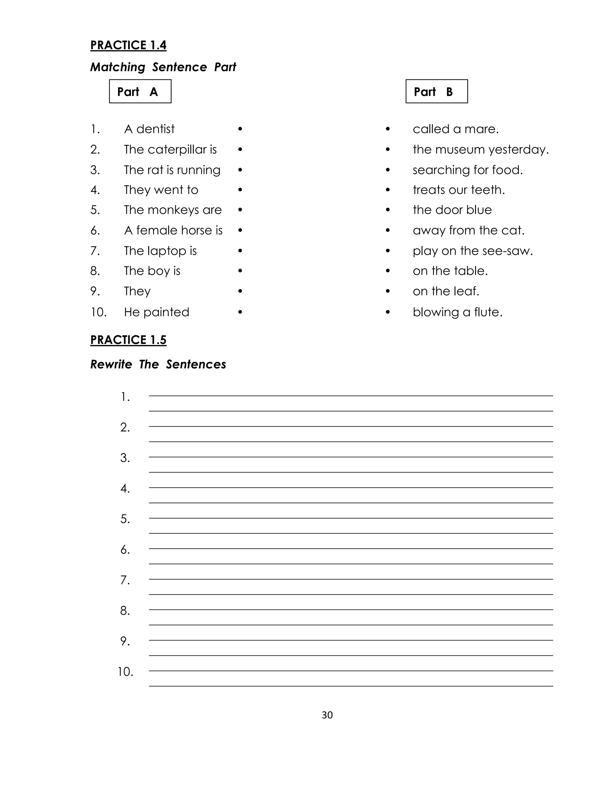 Writing drills | PDF | Zoos & Aquariums | Attractions