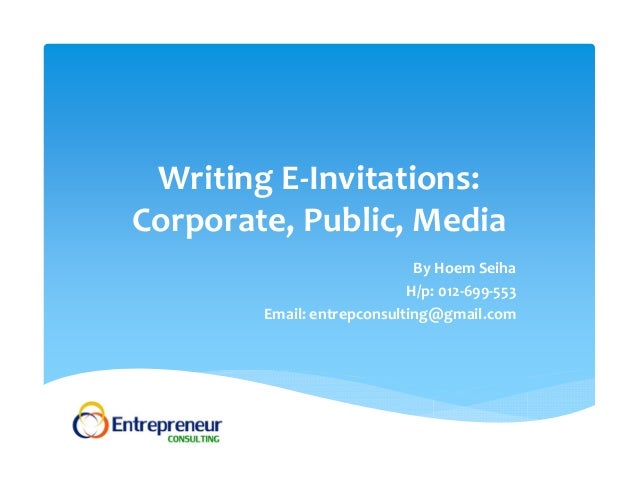 writing e invitations corporate email invitations