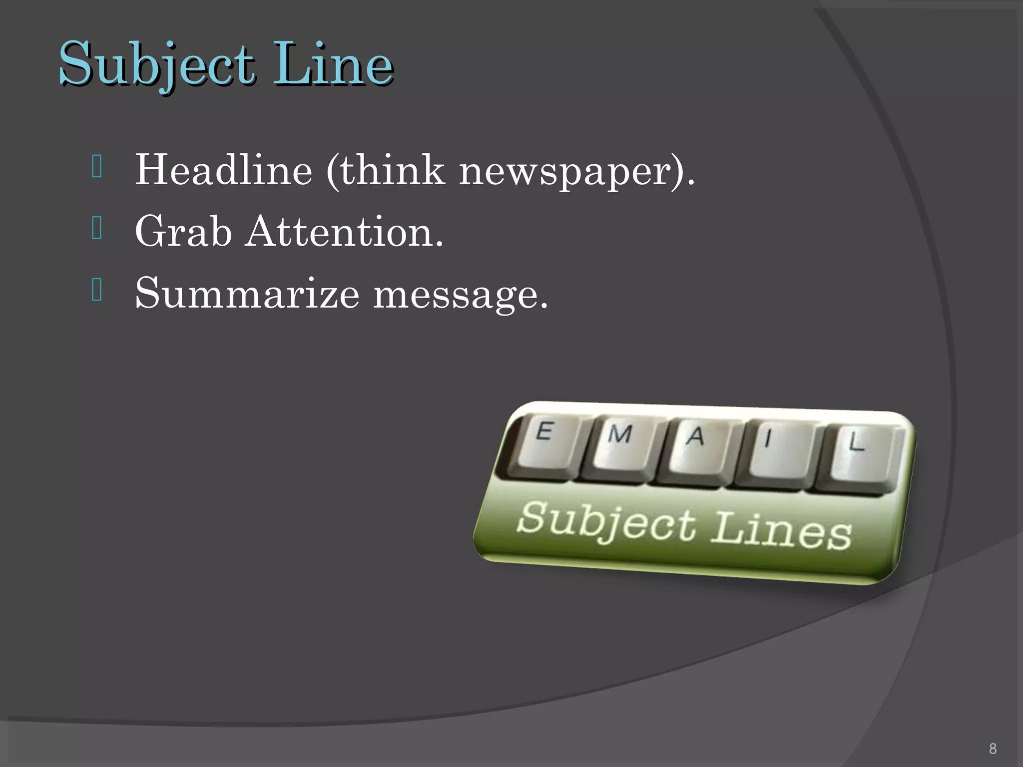 Writing effective emails | PPT