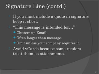 Writing effective emails | PPT