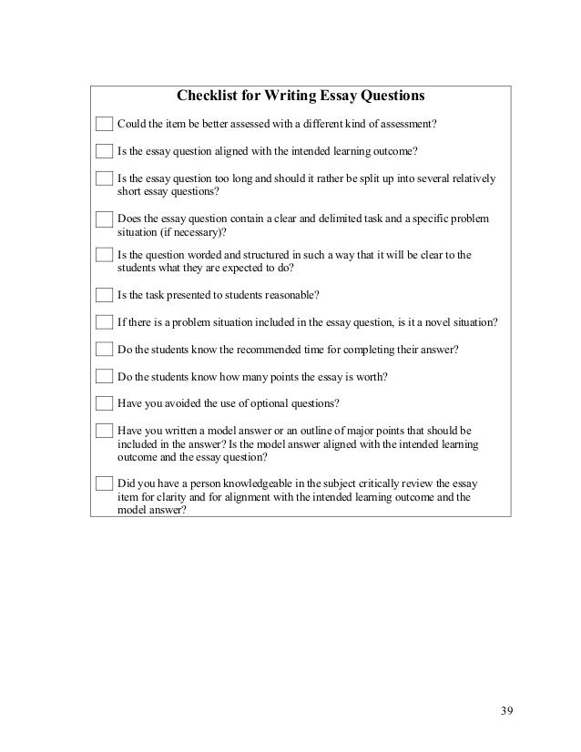 how to write an a essay questions and answers