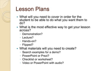 Writing effective learning objectives | PPT