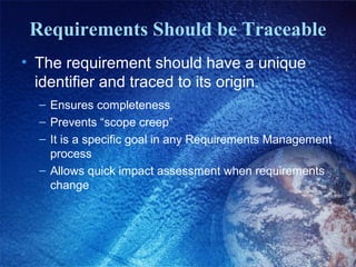 Particular Requirements Writing effective requirements | PPT