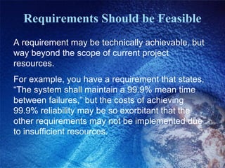 Requirements. Failure Example Writing effective requirements | PPT