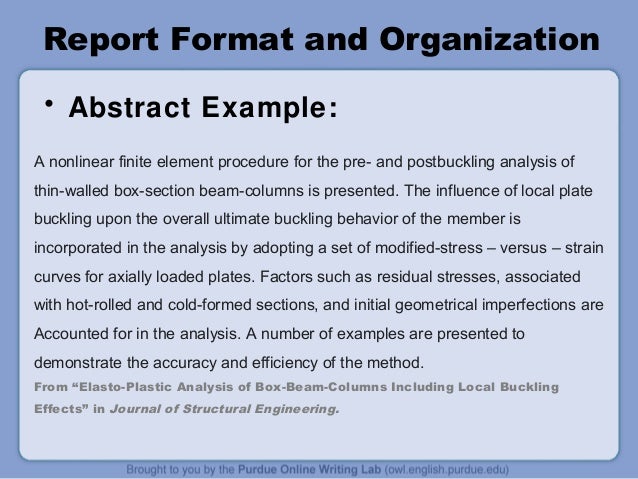 writing engineering reports