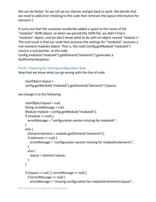 Writing enterprise software error checking | PDF