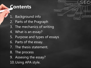 10 types of essay