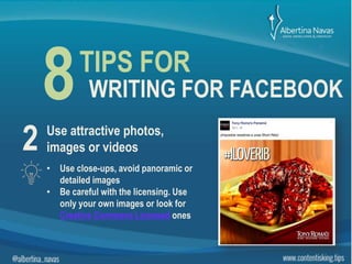 Writing Using Facebook Writing for Facebook | PPTX