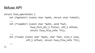Writing file system in CPython | PPT