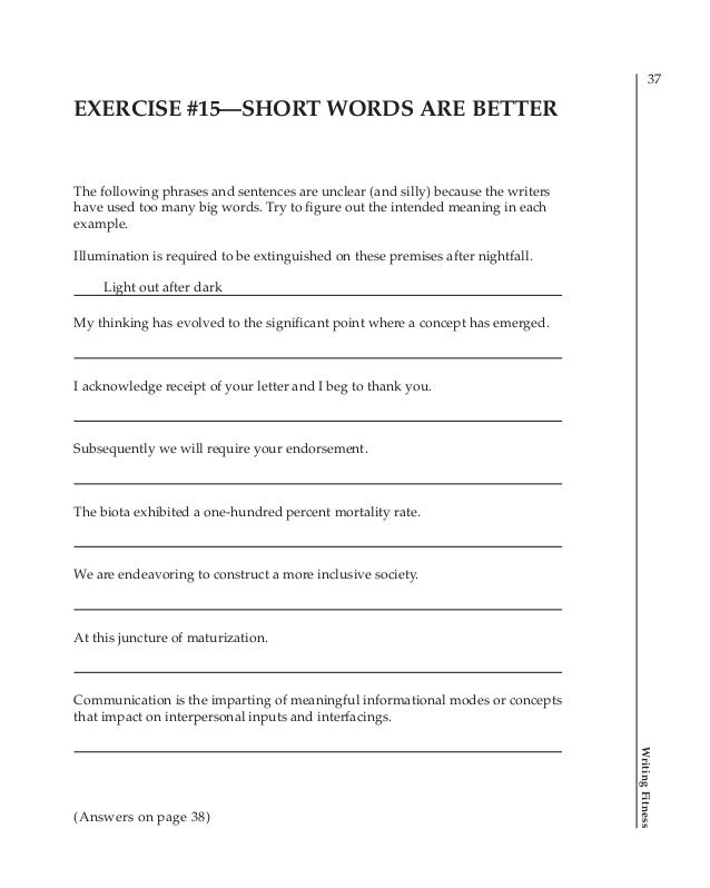 Writing+fitness+ +practical+exercises+for+better+business+writing