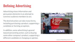 Writing for Advertising & Marketing | PPTX
