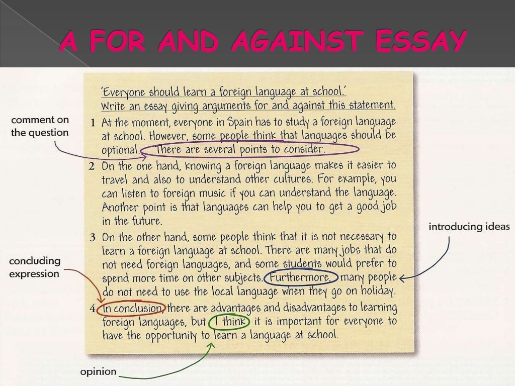 Opinion essay 2o bachillerato picture