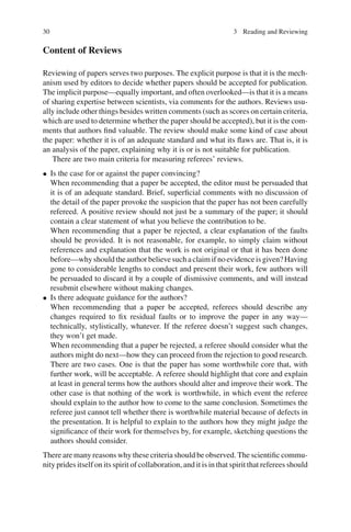 Paper Review Samples Computer Science Writing for computer science, 3rd edition springer | PDF