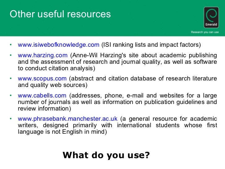 write science research paper results section