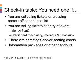 Writing for event planning | PPT