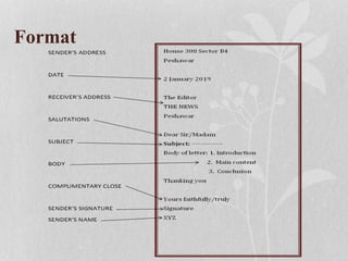 Writing Formal Letter