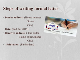 Writing Formal Letter