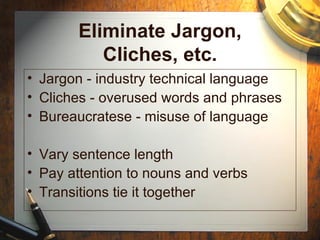 Writing for Media - Writing | PPT