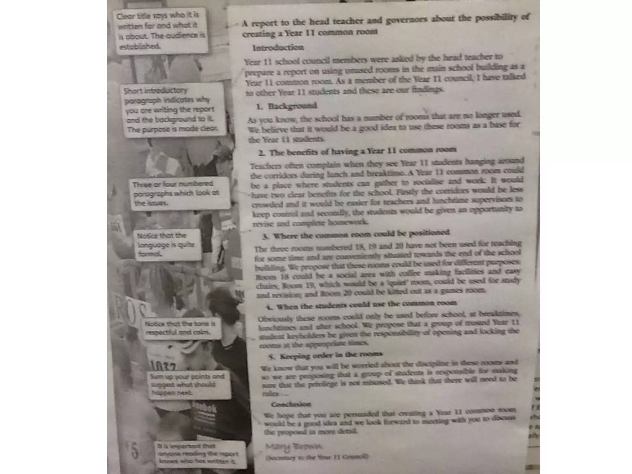 GCSE WJEC English witing exam formats