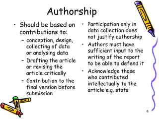 Writing for publication guide | PDF