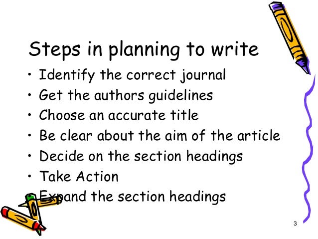 Writing for publication guide