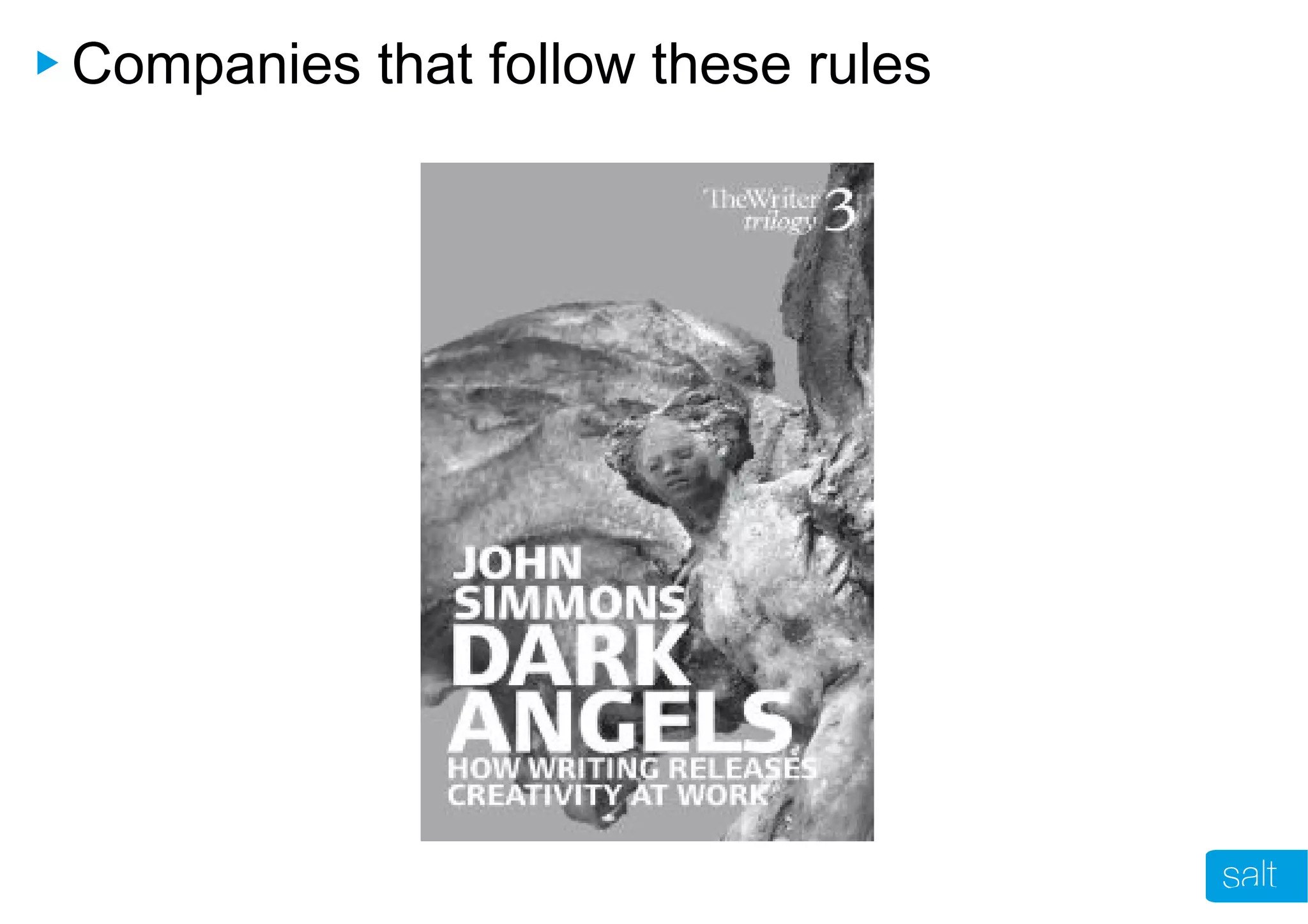 Companies that follow these rules
 