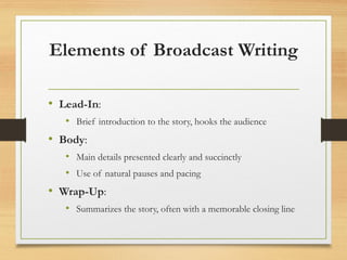 Comprehensive Guide to Writing for Media: Principles, Formats, and ...