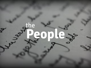 the
People
 