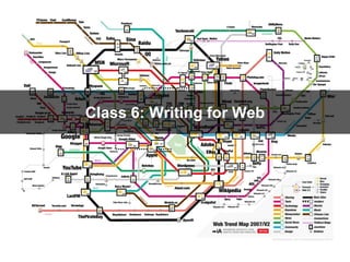 Class 6:Writing for Web 