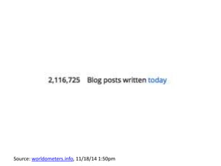 Source: worldometers.info, 11/18/14 1:50pm 
 