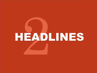 HEADLINES 
 