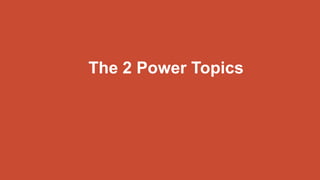 The 2 Power Topics
 