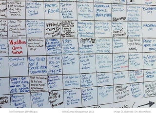 WordCamp Albuquerque 2011Jay Thompson @PhxREguyImage CC Licensed: Dru Bloomfield