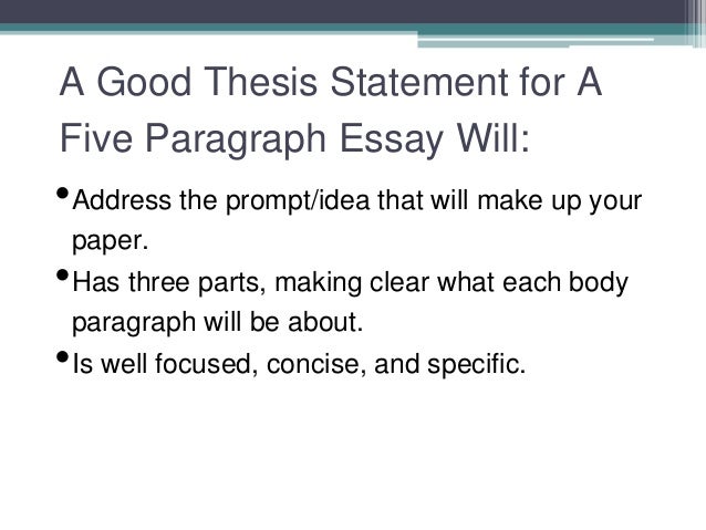 good thesis statements should be wordy and concise