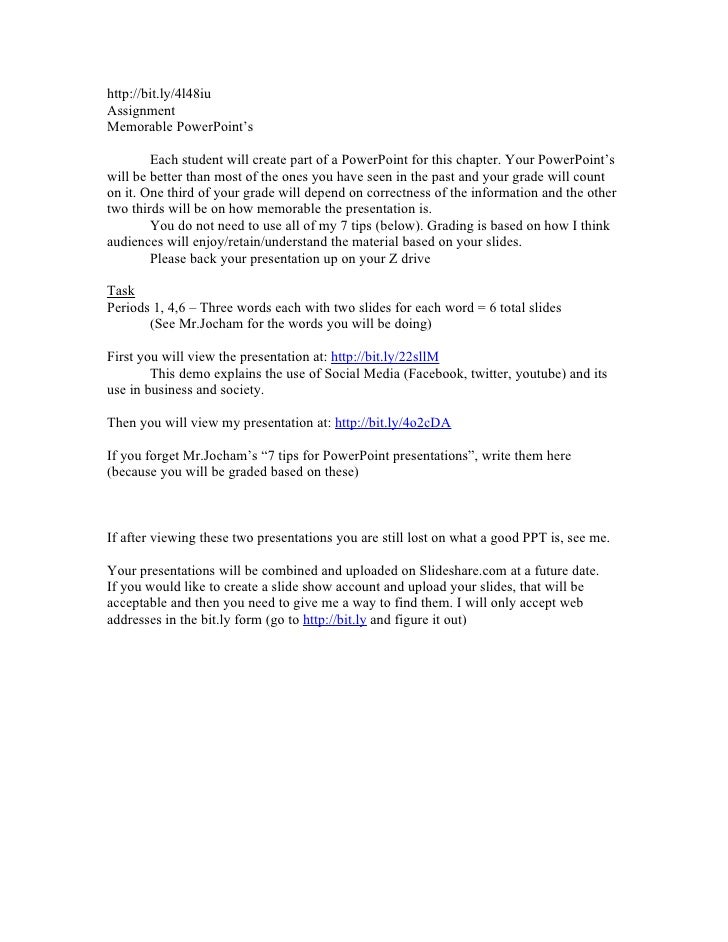 Writing an effective assignment ppt