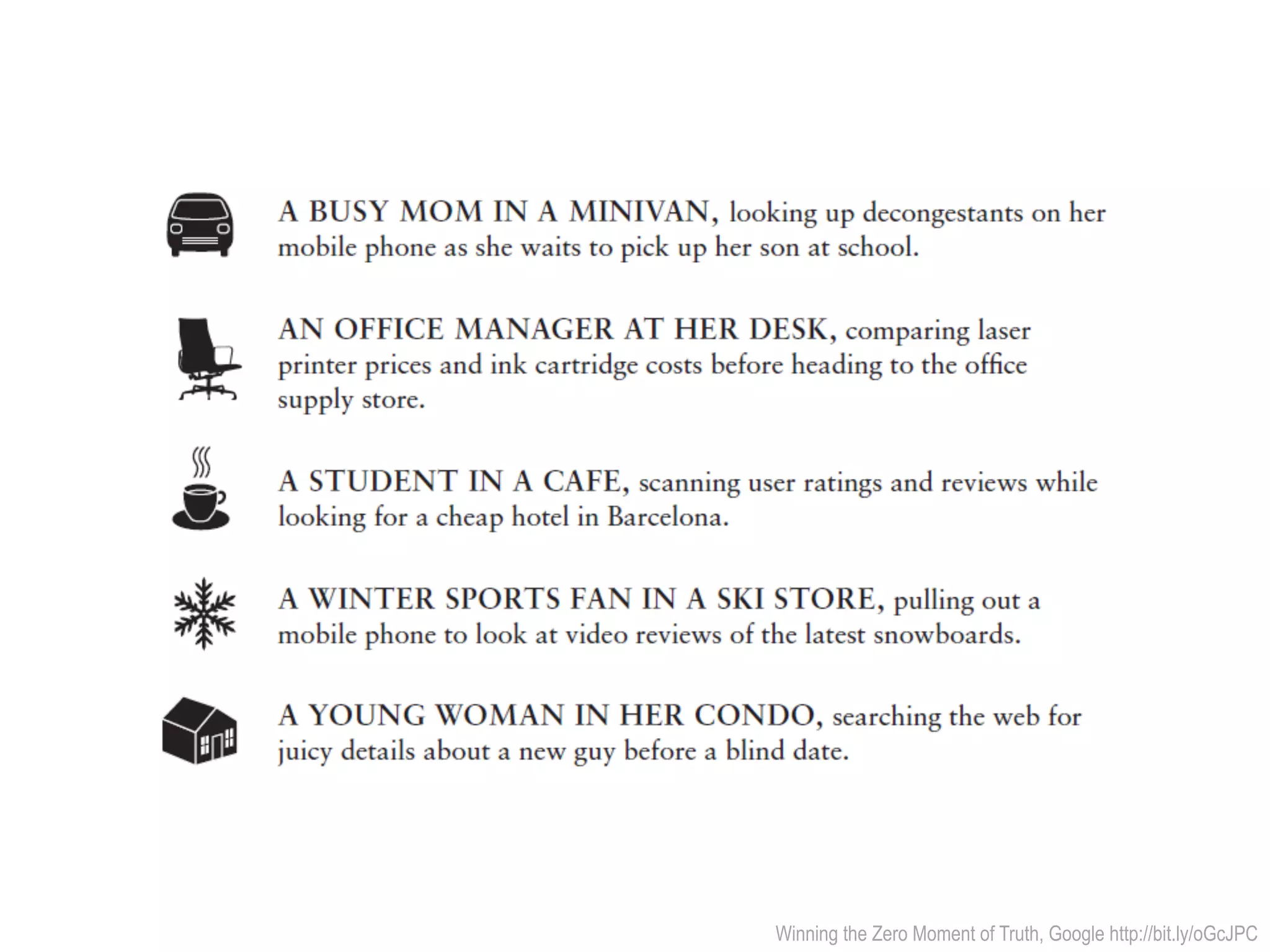 Winning the Zero Moment of Truth, Google http://bit.ly/oGcJPC
 